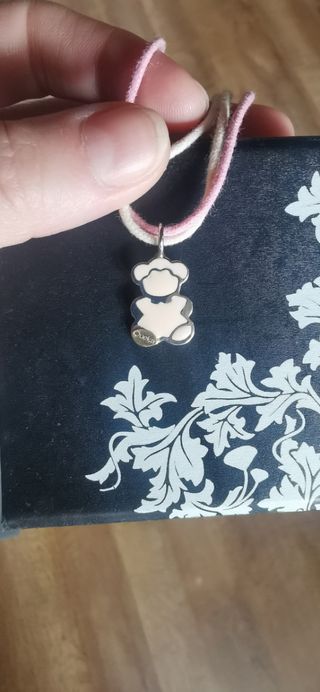 Collar Queka oro de ley y acero nuevo