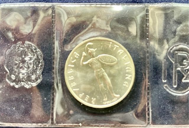 4 Monete Argento repubblica italiana 1985 al 1988