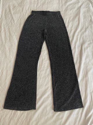 Pantalones anchos Sfera negros, talla S