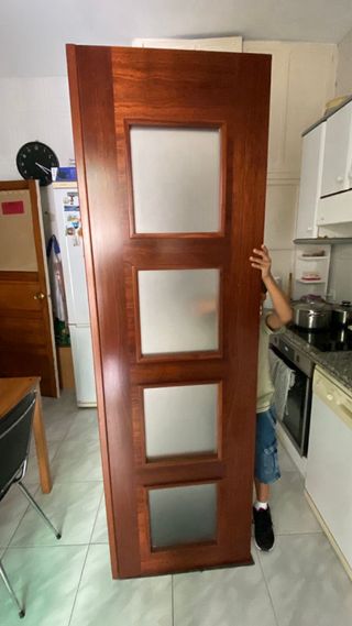 3 Puertas macizas madera - impecable 64cm hoja x2M