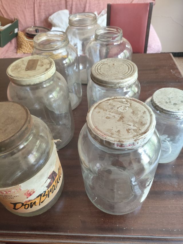 8 Botes Cristal Vintage