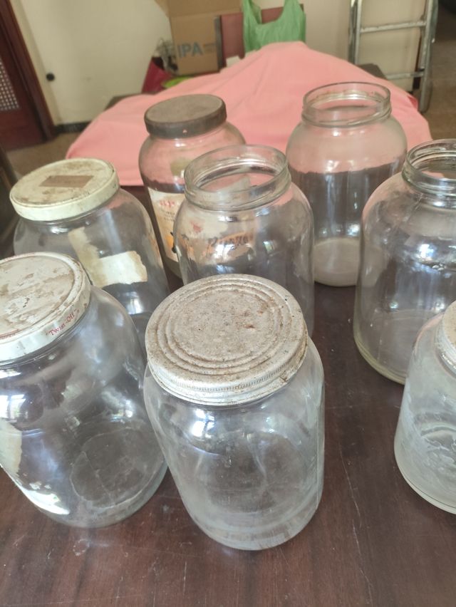 8 Botes Cristal Vintage