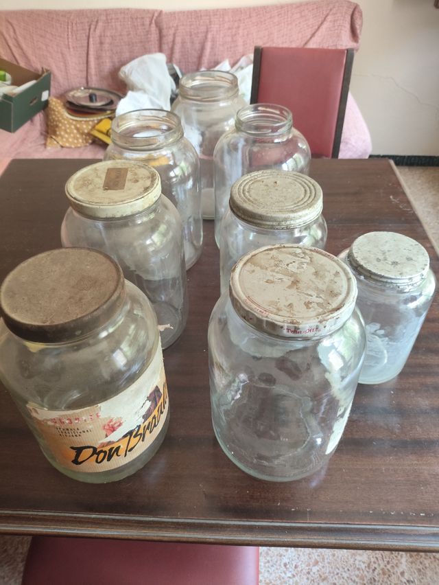 8 Botes Cristal Vintage