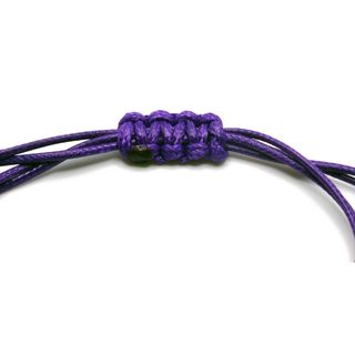 Pulsera Árbol de la Vida en hilo morado