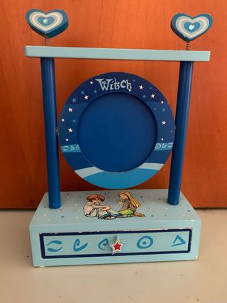 Portafoto in legno W.I.T.C.H. con cassettino