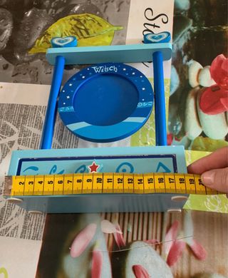 Portafoto in legno W.I.T.C.H. con cassettino