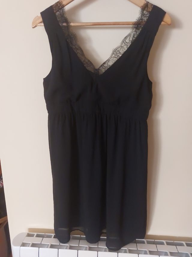 Vestido Naf Naf negro - Talla M