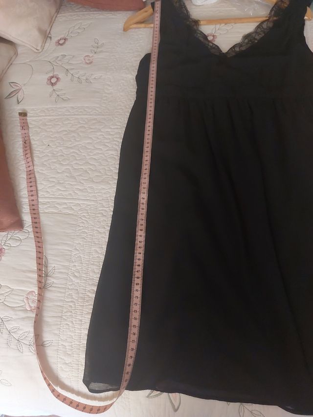 Vestido Naf Naf negro - Talla M