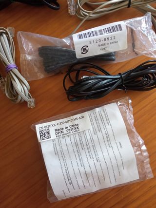 9 Cables Teléfonicos RJ11 de varias longitudes