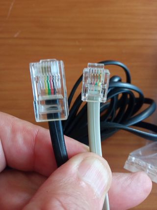 9 Cables Teléfonicos RJ11 de varias longitudes