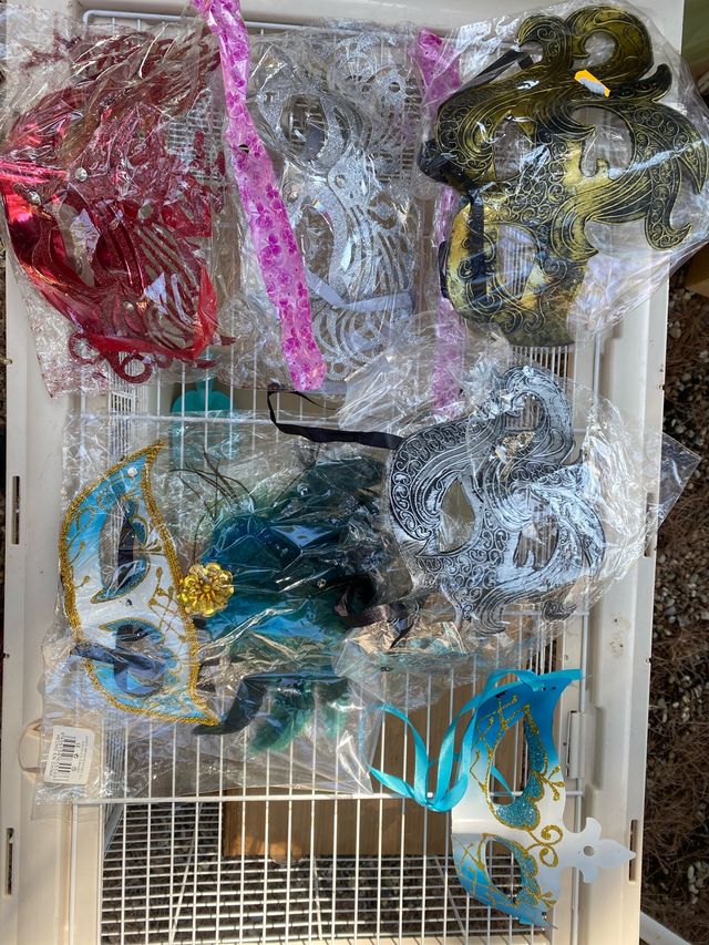 Máscaras Carnaval - Doradas y Plateadas