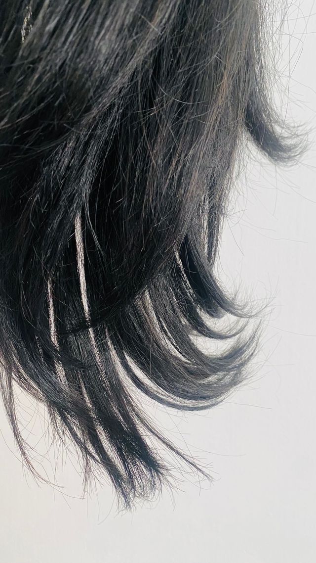 Coleta negra postiza - Pelo sintetico