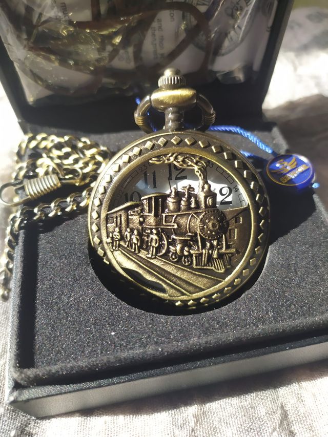 Reloj Bolsillo Cuarzo - Estilo Vintage