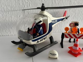 Helicóptero Playmobil Policía