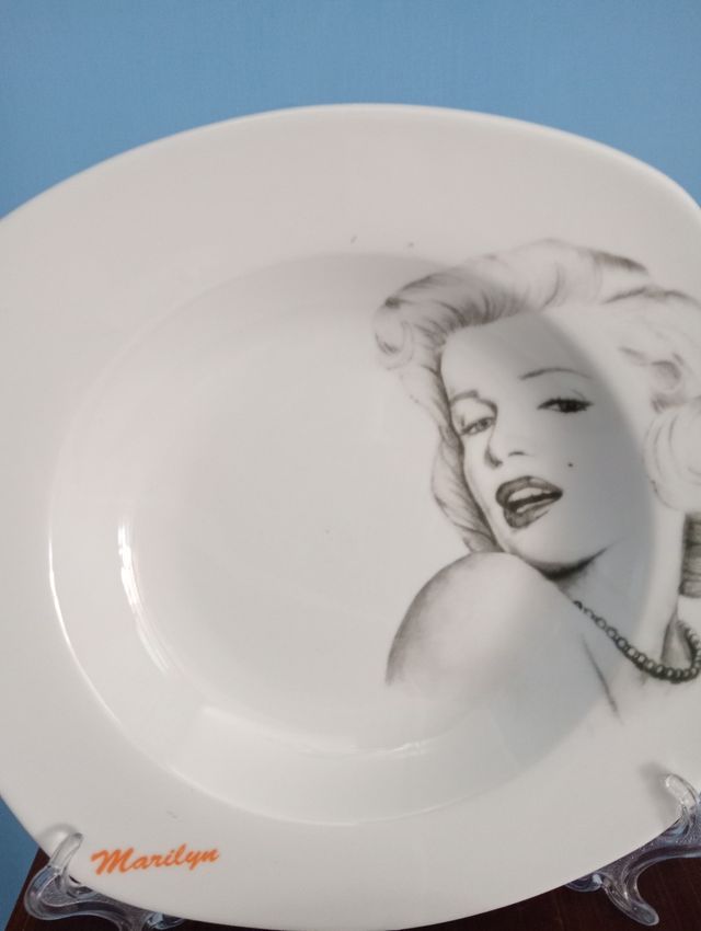 6 Piatti Marilyn Monroe