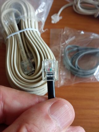 6 Cables Teléfonicos RJ11