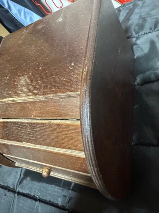 Porta pane in legno vintage