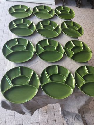 12 Piatti Vintage Divisori Mancioli 
