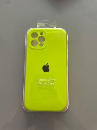 Funda Silicona iPhone 12 Pro Verde