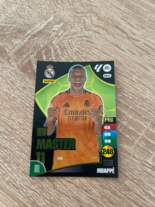 Carta Adrenalyn Mbappé New Master