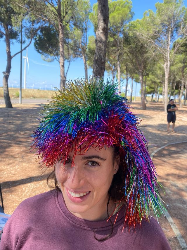 Pelucas fantasía multicolor