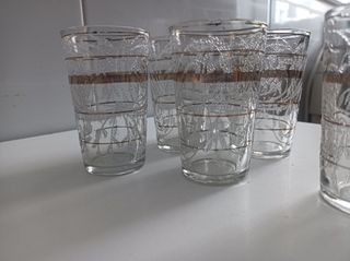Vasos té moruno vintage - 6uds