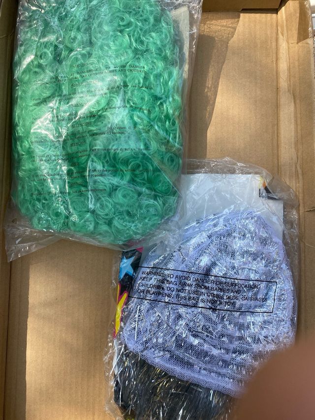 Pelucas fantasía: Masquerade y Tinsel