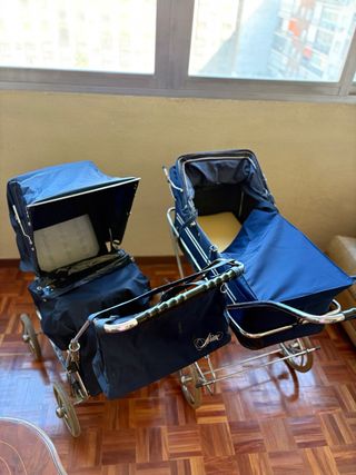 Conjunto de silla y carrito de bebé Arrue vintage