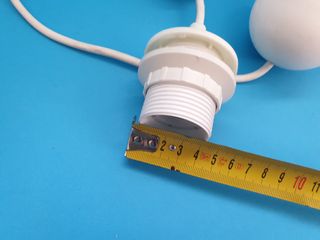 pendel cavo con portalampada E27 bianco