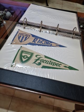 Banderines Fútbol antiguos: Independiente, Sao Pau