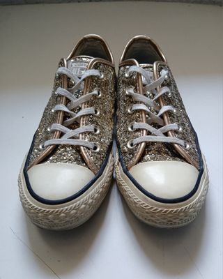 Converse All Star size 36 Glitter Oro