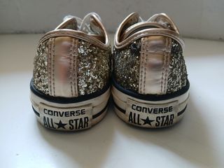 Converse All Star size 36 Glitter Oro