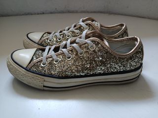 Converse All Star size 36 Glitter Oro