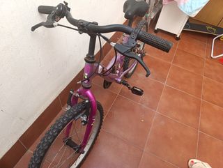 Bicicleta rosa niña