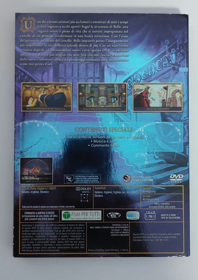 La Bella e la Bestia - DVD Disney