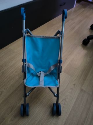 Silleta bebé plegable azul