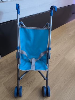 Silleta bebé plegable azul