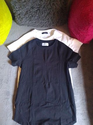 2 Camisetas Bershka XS