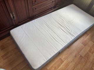 Cama individual madera maciza 90x200
