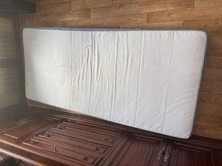 Cama individual madera maciza 90x200
