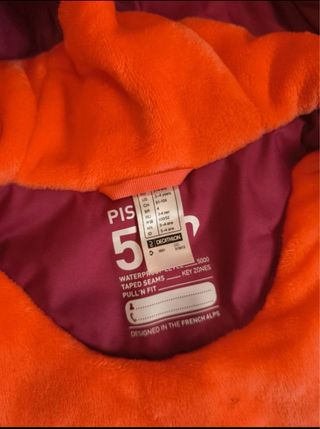 Traje Nieve Niña 3-4 años