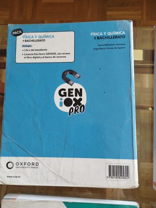 Libros de texto de primero de Bachillerato 