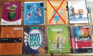 Libros de texto de primero de Bachillerato 