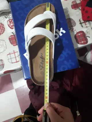 Sandalias blancas hombre talla 41