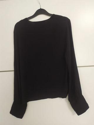 Blusa negra Zara Woman - M