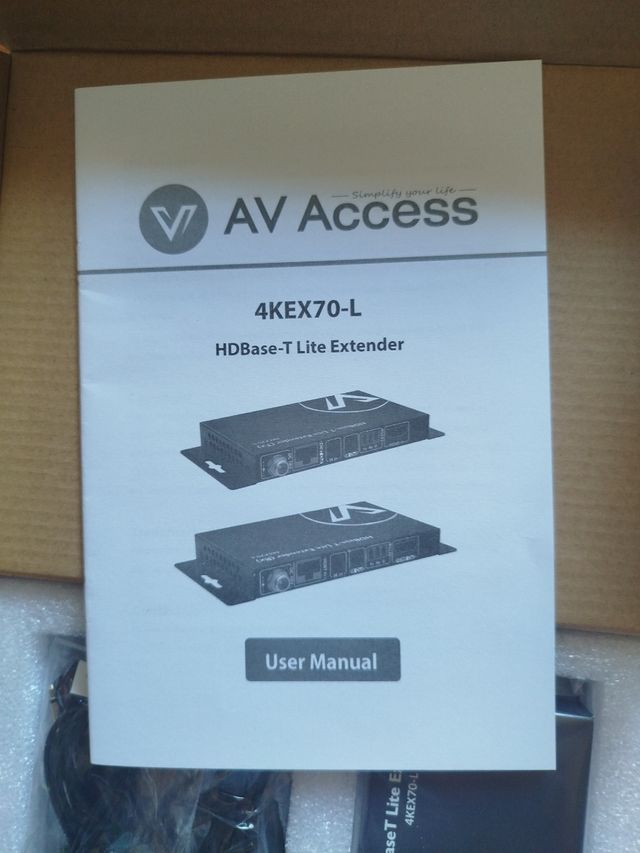Extensor HDMI AV Access 4KEX70-L 70m