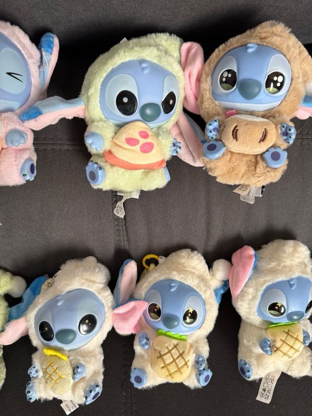 labubu stitch llaveros