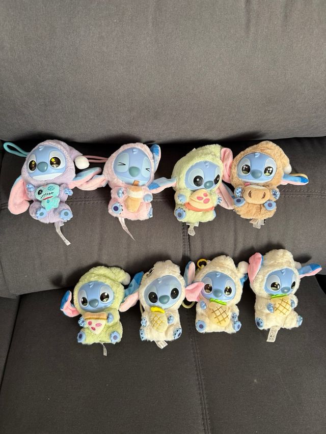 labubu stitch llaveros