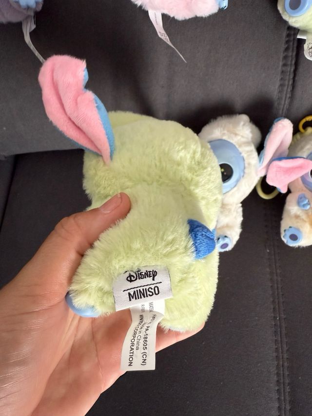 labubu stitch llaveros