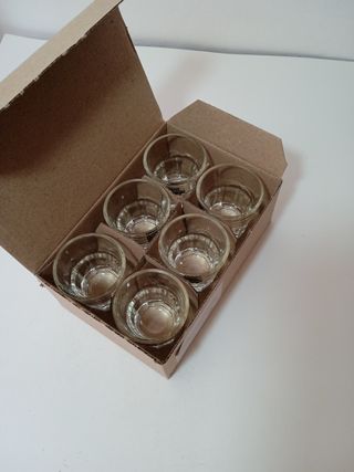CAJA 6 VASOS CHUPITO